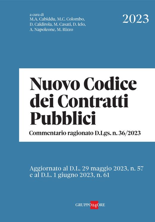 Nuovo Codice Dei Contratti Pubblici