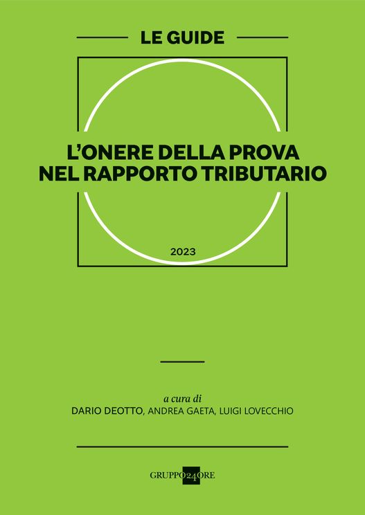 L'onere Della Prova Nel Rapporto Tributario